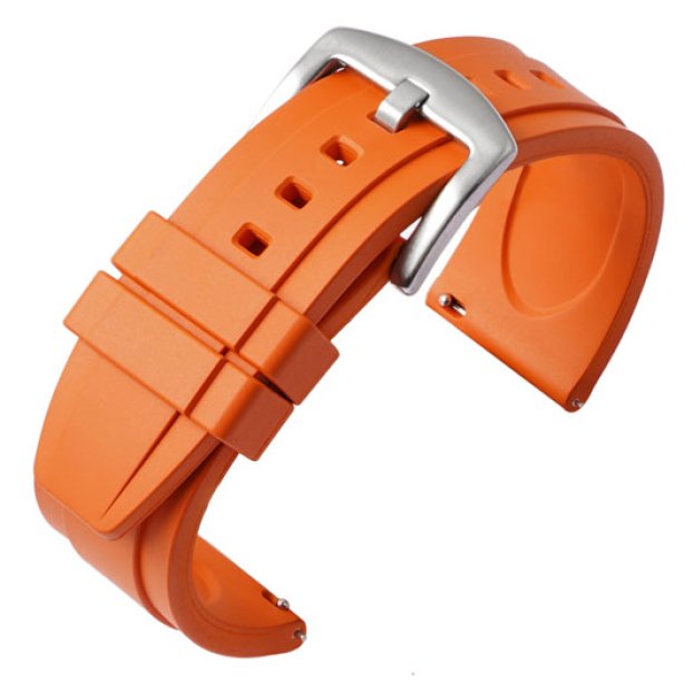 สายยาง FKM Quick Release สำหรับนาฬิกาข้อมือ - สีส้ม ( 18 MM ) R00001812